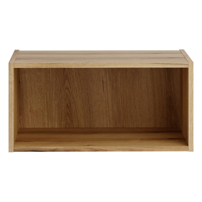 Mueble de almacenamiento para baño VANO 60 cm, roble colgado con nicho