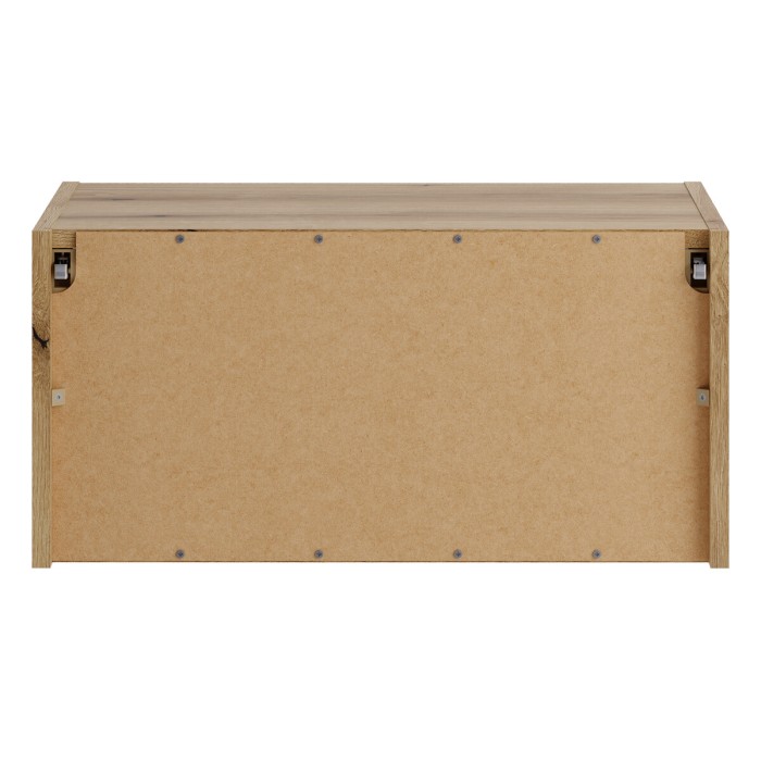 Mueble de almacenamiento para baño VANO 60 cm, roble colgado con nicho