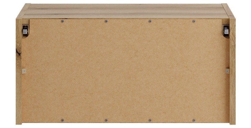 Meuble de rangement salle de bain VANO 60 cm chêne suspendu avec niche