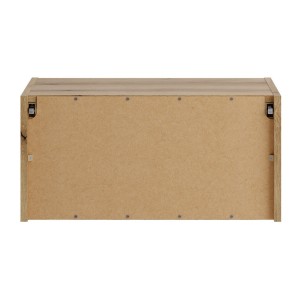 Meuble de rangement salle de bain VANO 60 cm chêne suspendu avec niche