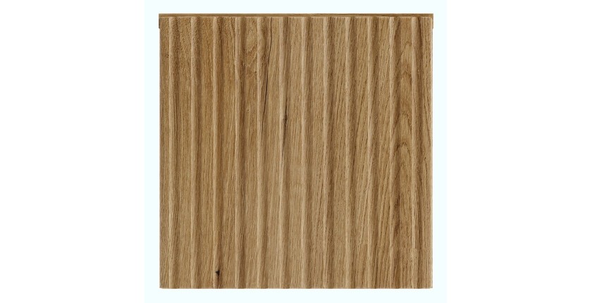 Cube de rangement salle de bain VANO 30 cm chêne suspendu avec porte