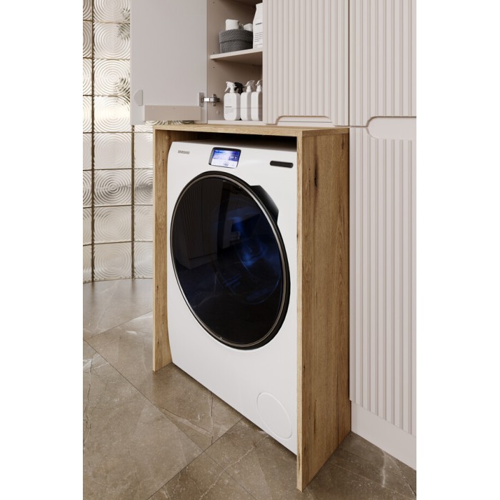 Waschmaschinen-Unterschrank VANO Eiche 95 cm Verkleidung Waschmaschine