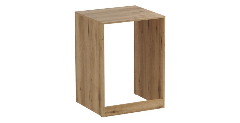 Meuble de rangement machine à laver VANO chêne 95 cm habillage lave-linge