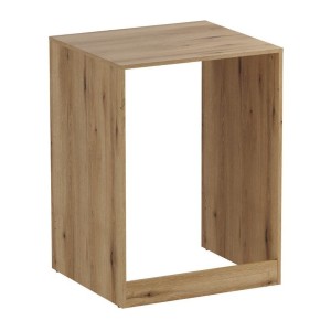 Meuble de rangement machine à laver VANO chêne 95 cm habillage lave-linge