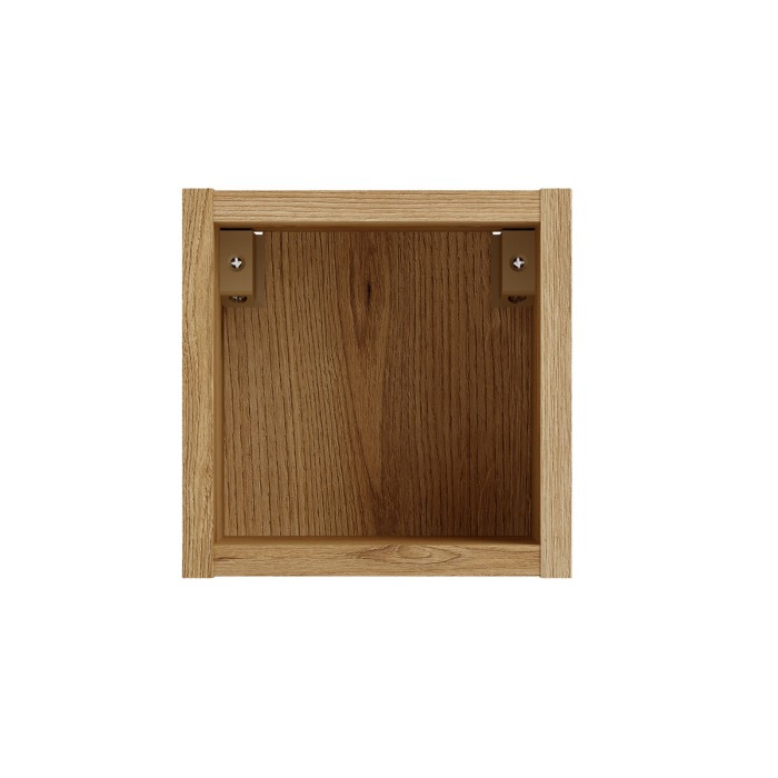 Cubo di arredamento bagno VANO 20 cm quercia sospeso con nicchia