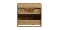 Meuble sous vasque VANO 60 cm chêne suspendu avec 2 tiroirs