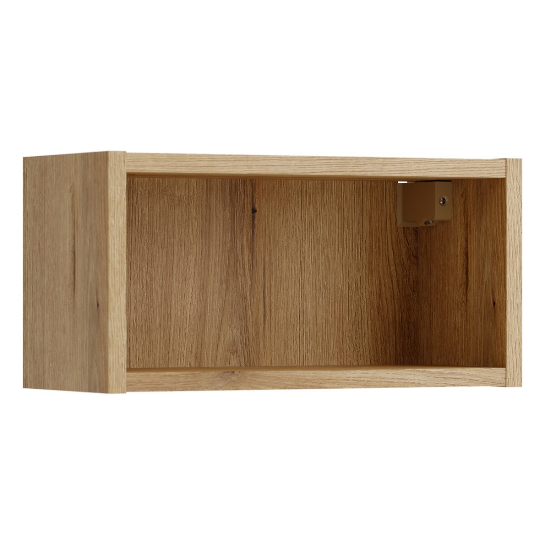 Meuble de rangement salle de bain VANO 40 cm chêne suspendu avec niche