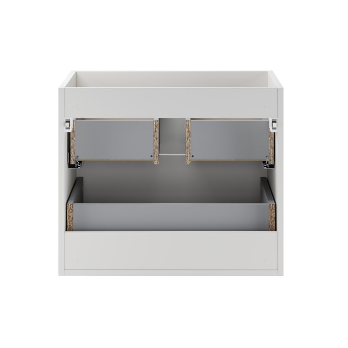 Mobile sottolavabo OSTER 60 cm bianco opaco sospeso con 2 cassetti