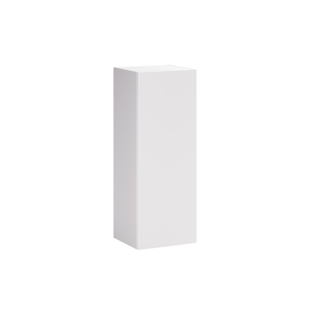 Demi colonne salle de bain OSTER 80 cm blanc mat 1 porte suspendue