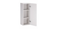 Demi colonne salle de bain OSTER 80 cm blanc mat 1 porte suspendue
