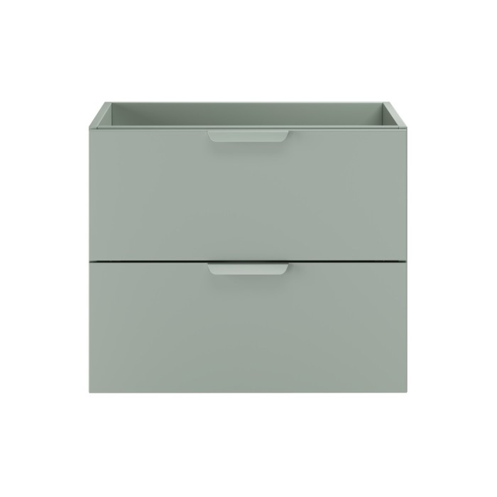 Mobile sottolavabo OSTER 60 cm verde salvia sospeso con 2 cassetti
