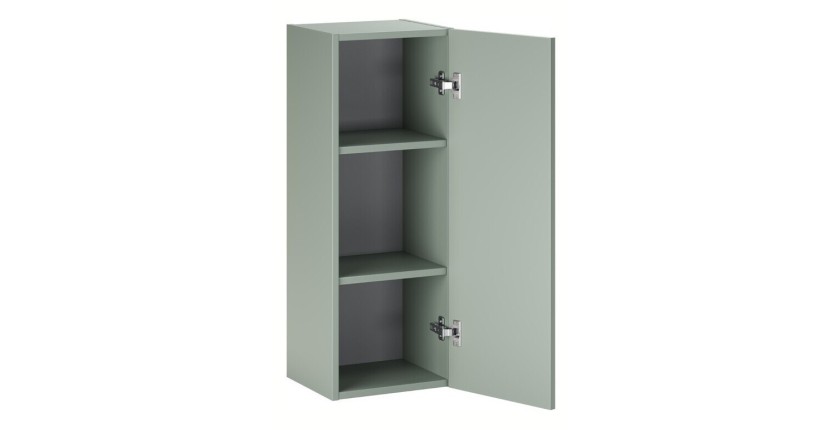 Demi colonne salle de bain OSTER 80 cm vert sauge 1 porte suspendue