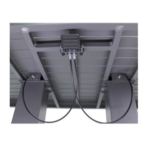 Salon de jardin d’angle 7 places aluminium gris table relevable et pouf – FERONA