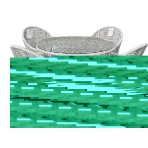 Meuble sous vasque à tiroirs rainuré coloris cachemire VANO 60cm ouvert