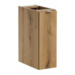 Meuble avec niches fermées aspect chêne foncé VANO