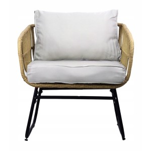 Salon de jardin SERELIA 4 places – Canapé, 2 fauteuils et 2 tables basses 