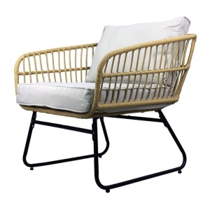 Salon de jardin SERELIA 4 places – Canapé, 2 fauteuils et 2 tables basses 