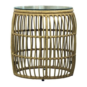 Salon de jardin SERELIA 4 places – Canapé, 2 fauteuils et 2 tables basses 