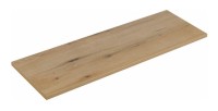 Plan pour vasque aspect chêne foncé 140cm