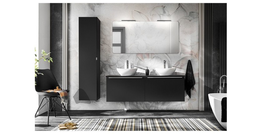 Vasque à poser ovale 40,5x33 cm blanc brillant en céramique