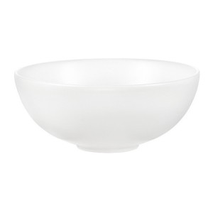 Vasque à poser ronde 32 cm blanc mat en céramique