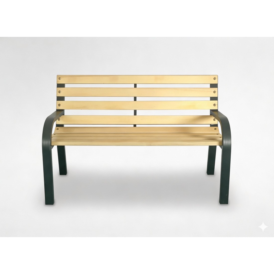 Banc enfant BANCO 81 cm bois et acier pour jardin extérieur 
