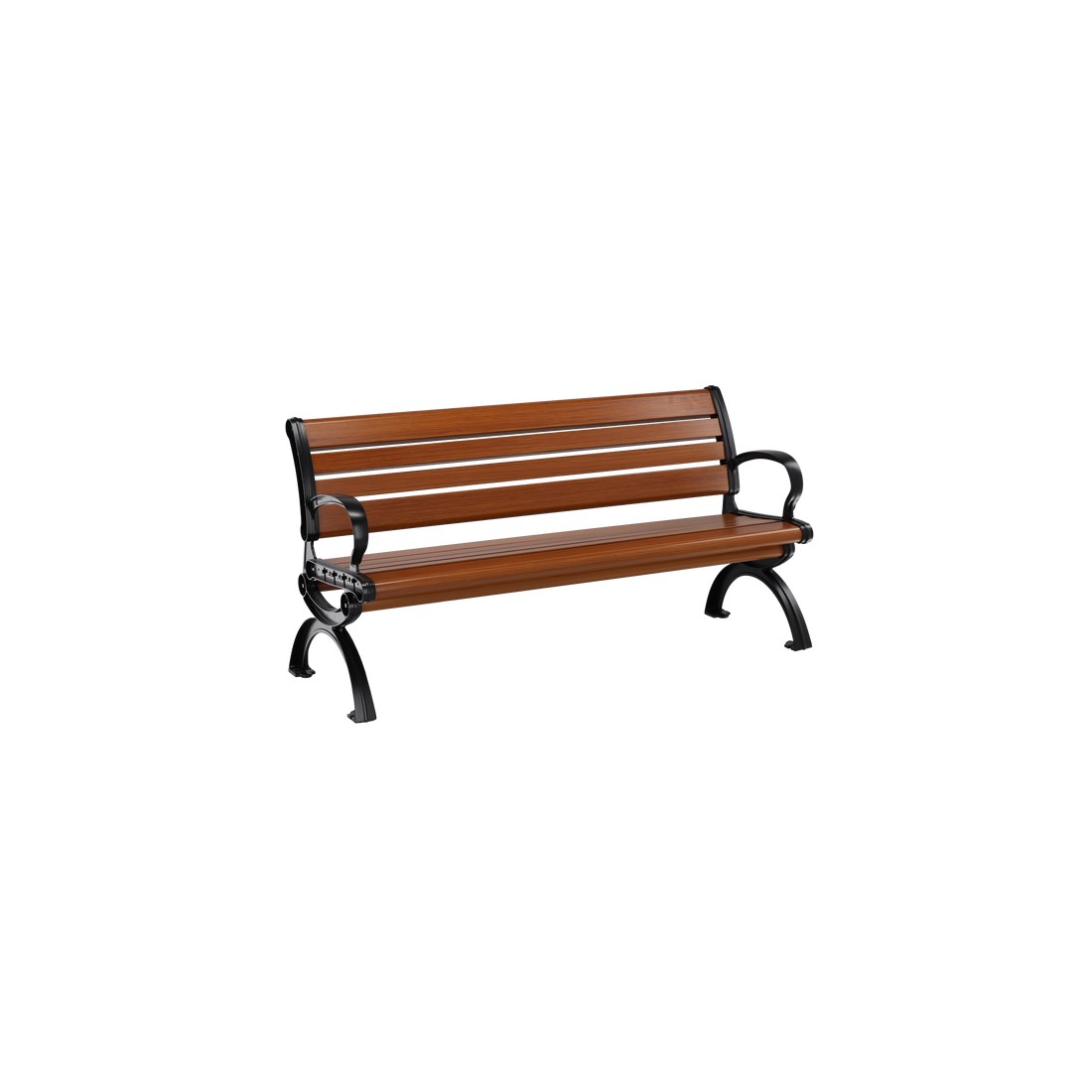 Banc d’extérieur COPPER 150 cm aluminium thermolaqué design