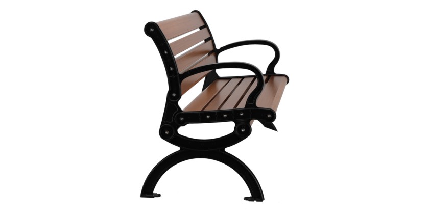 Banc d’extérieur COPPER 150 cm aluminium thermolaqué design