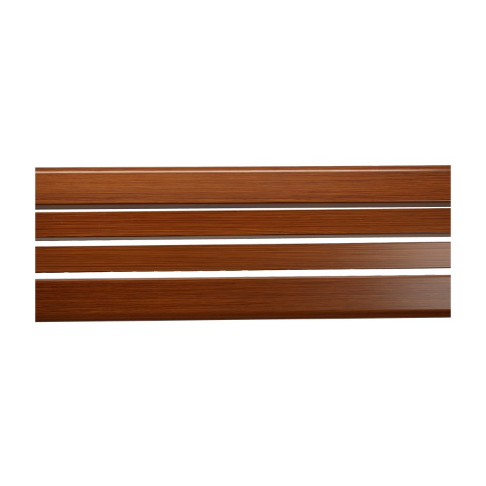 Außenbank COPPER 150 cm thermolackiertes Aluminium Design