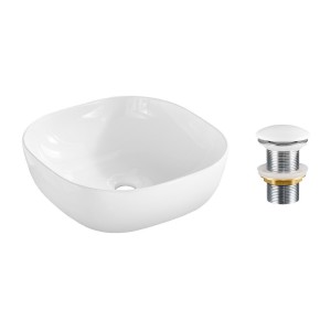 Vasque à poser carrée 41x41...