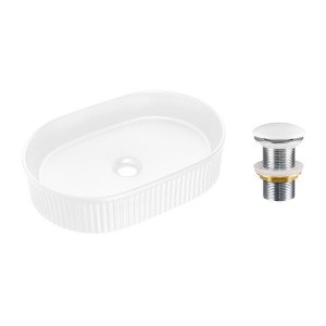 Vasque à poser ovale 48x33...