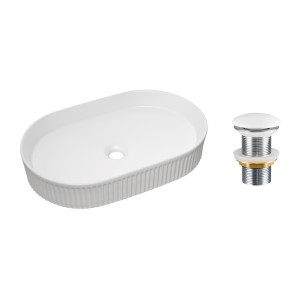 Vasque à poser ovale 56x36...