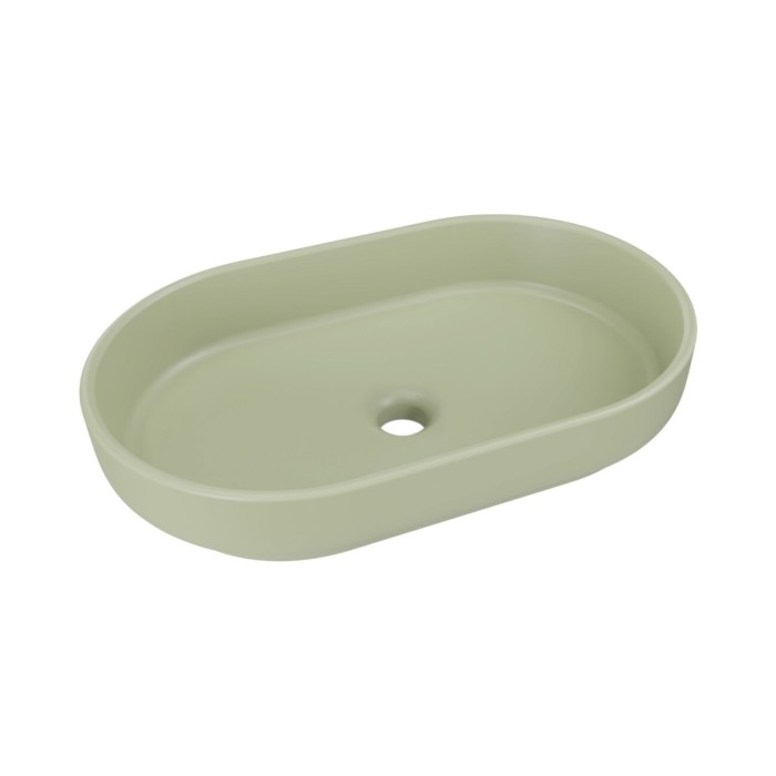Set VANO in rovere chiaro 120cm: mobili sotto lavabo con cassetti e nicchie a vista + piano per lavabo + lavabo ovale da appoggi