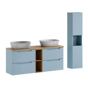 Ensemble VANO bleu denim et...