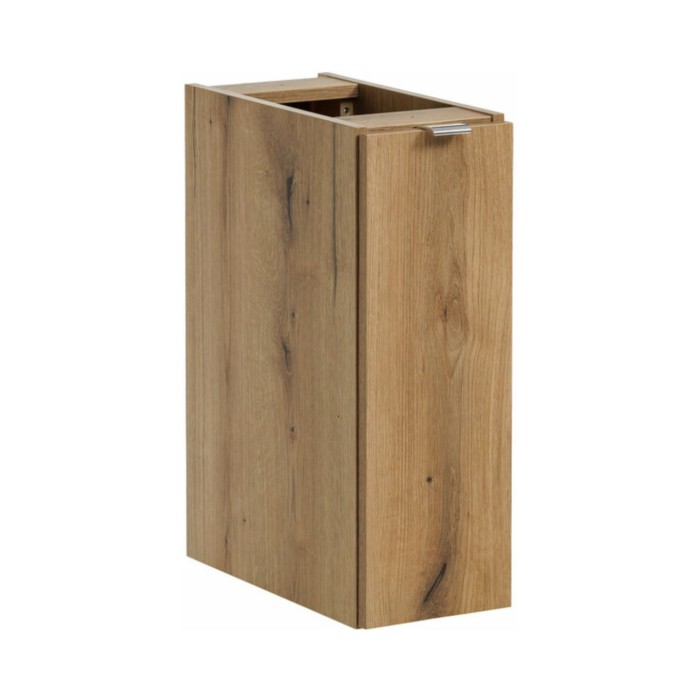 Insieme sospeso VANO blu denim e rovere chiaro 100cm: mobile sotto lavabo con cassetti e armadietti + piano per lavabo