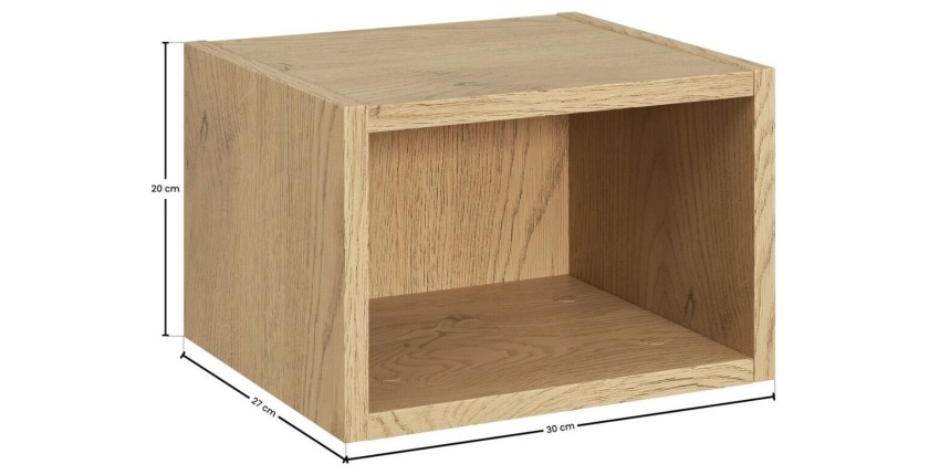 Niche visible aspect chêne clair OSTER dimensions