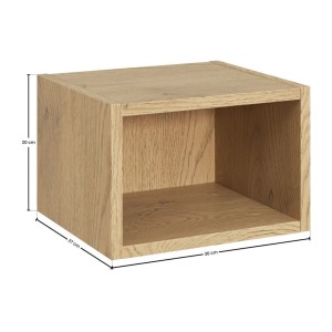 Niche visible aspect chêne clair OSTER dimensions