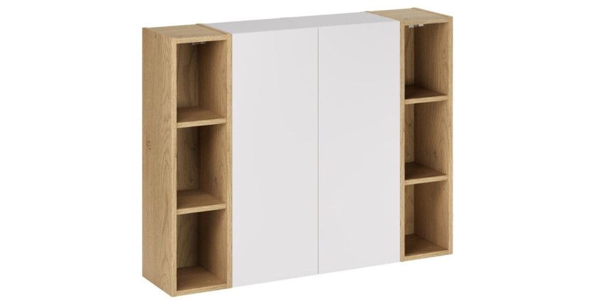 Ensemble de meubles de rangement 2 portes et 6 niches visibles OSTER configuration 2