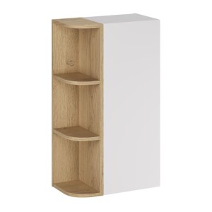 Ensemble de meuble de rangement 1 porte et 3 niches arrondies OSTER