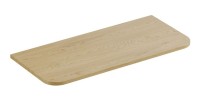 Plan pour vasque aspect chêne clair OSTER 100cm