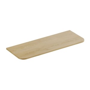 Wandhängendes Badezimmer-Set OSTER 120cm: Unterschränke mit Schubladen und offenen Fächern + Waschtischplatte