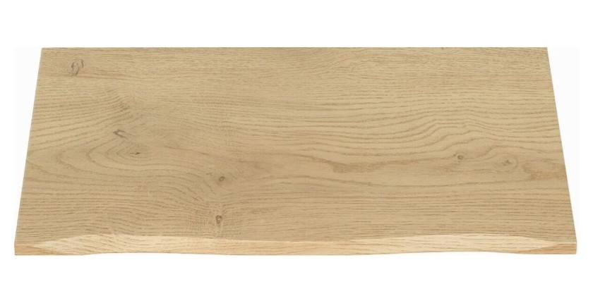 Zwevende badkamerset OSTER 80cm: onderkast met lades + schuin werkblad voor wastafel + opzetwastafel