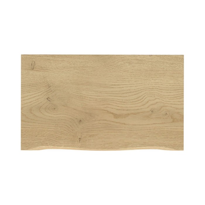 Zwevende badkamerset OSTER 80cm: onderkast met laden + blad voor afgeschuinde wastafel + opzetwastafel
