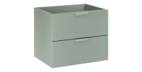 Meuble sous vasque à tiroirs vert sauge OSTER 60cm