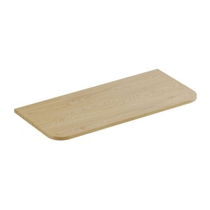 Plan pour vasque aspect chêne clair 100cm
