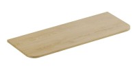 Plan pour vasque aspect chêne clair 120cm