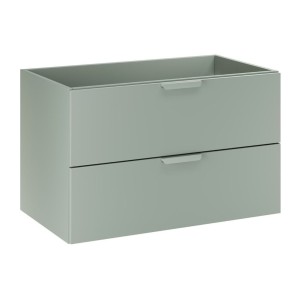 Meuble sous vasque à tiroirs vert sauge OSTER 80cm