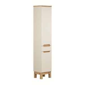 Insieme ERMANO cachemire 95cm: mobile sottolavello + piano per lavabo bisellato + lavabo da appoggio + mobili con specchi