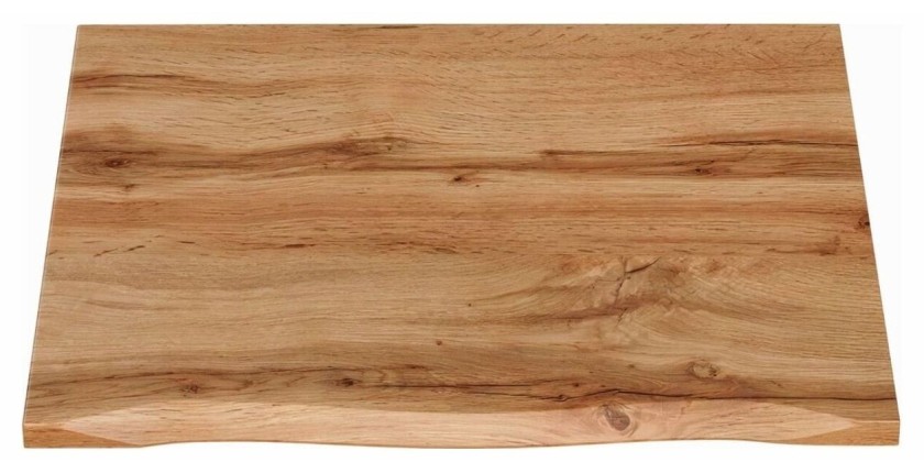 Badezimmer-Set ERMANO Kaschmir und Eichenoptik 95cm: Waschbeckenunterschrank + abgeschrägte Waschtischplatte + Hochschrank