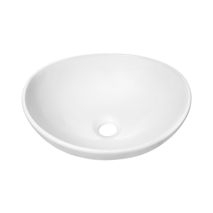 Insieme ERMANO cashmere 60cm: mobile sotto lavabo + piano per lavabo bisellato + lavabo da appoggio bianco